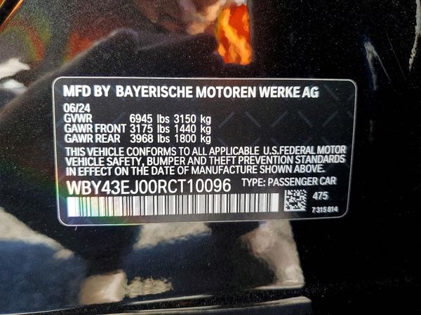 2024 BMW I7 eDrive50