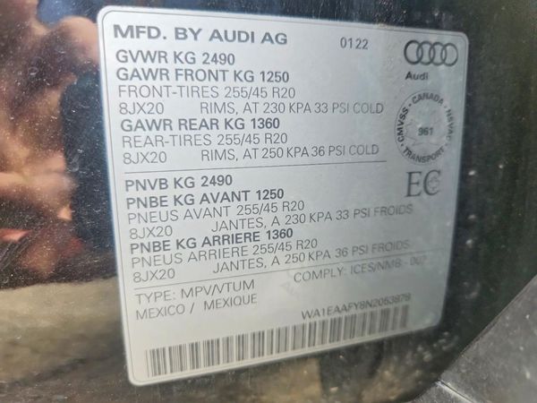 2022 AUDI Q5