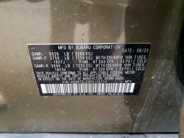 2024 SUBARU OUTBACK Onyx Edition