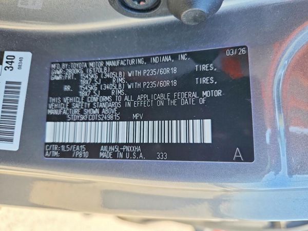 2026 TOYOTA SIENNA