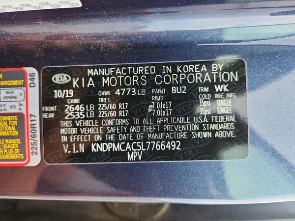 2020 KIA SPORTAGE