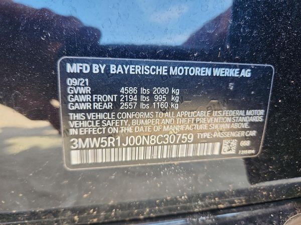 2022 BMW 330I