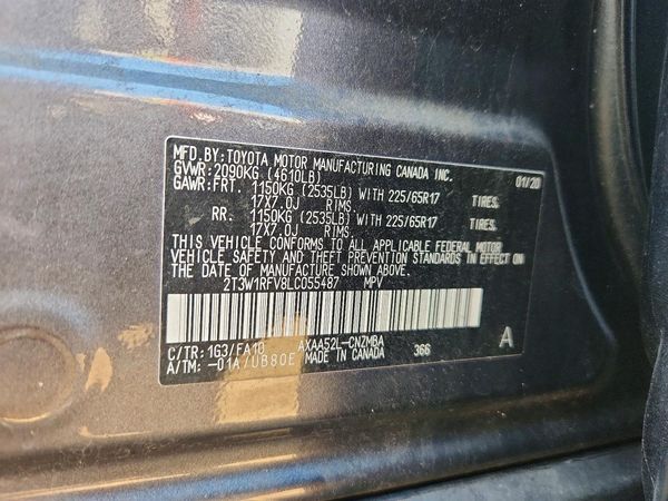 2020 TOYOTA RAV4 XLE