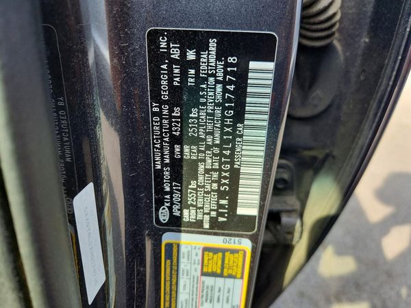 2017 KIA OPTIMA