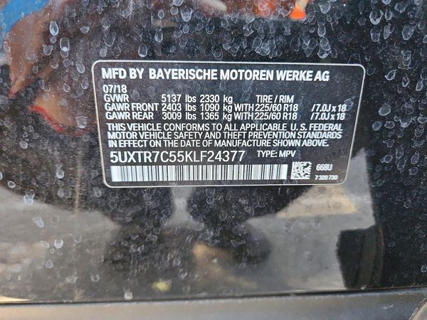 2019 BMW X3 sDrive30i