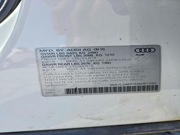 2017 AUDI Q5 quattro Premium Plus
