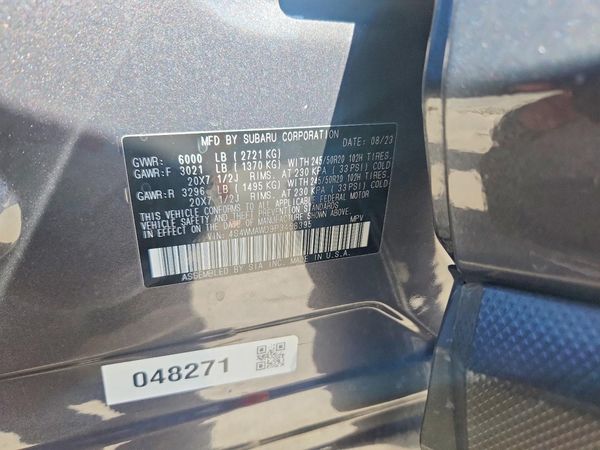 2023 SUBARU ASCENT