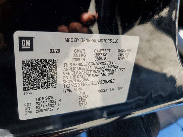 2020 CADILLAC ESCALADE ESV Luxury