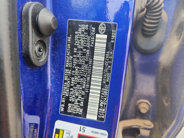 2018 TOYOTA CAMRY L/LE/SE/XLE