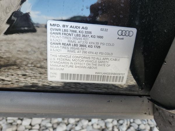 2022 AUDI E-TRON
