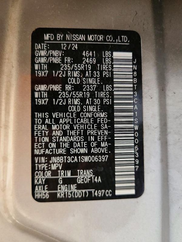 2025 NISSAN ROGUE SL