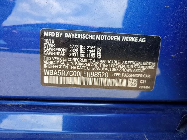 2020 BMW 330XI xDrive