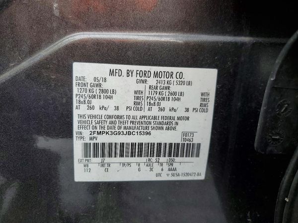 2018 FORD EDGE