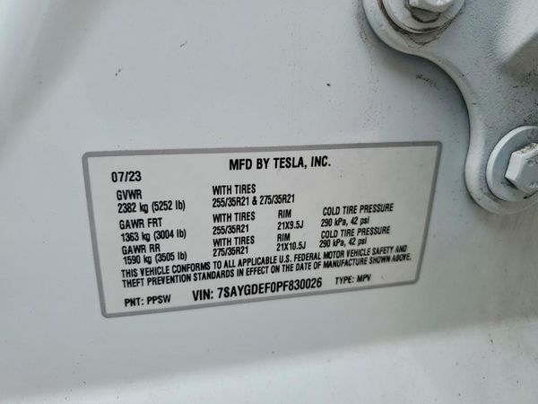 2023 TESLA MODEL Y