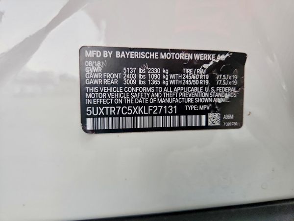 2019 BMW X3 sDrive30i