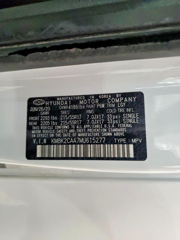 2021 HYUNDAI KONA SEL