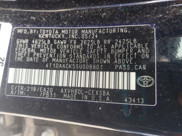 2025 TOYOTA CAMRY