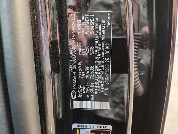 2024 HYUNDAI SANTA FE SE