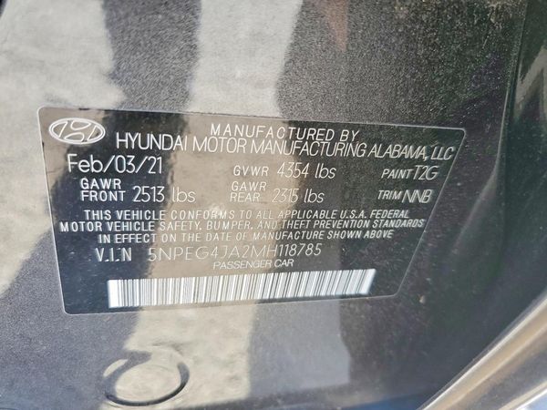 2021 HYUNDAI SONATA SE
