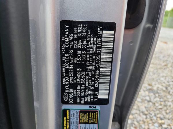 2019 HYUNDAI SANTA FE XL