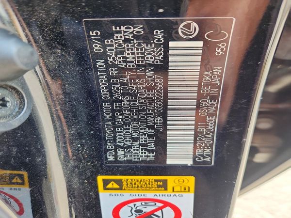 2016 LEXUS ES 350
