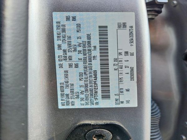 2023 FORD F150 SuperCrew