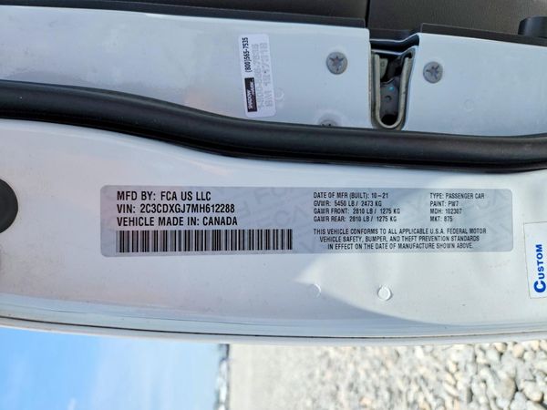 2021 DODGE CHARGER Scat Pack — VINS