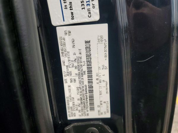 2017 FORD F150 SuperCab
