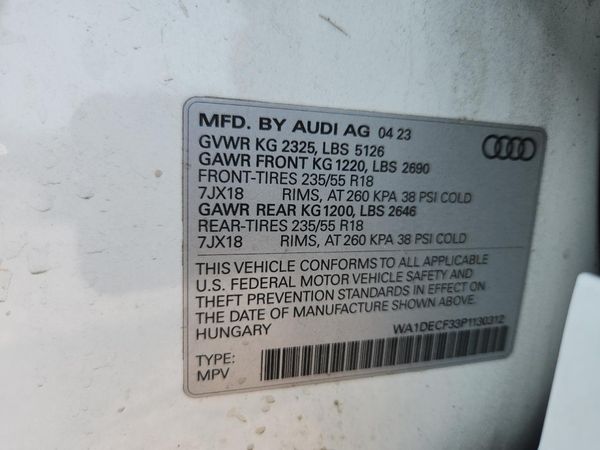 2023 AUDI Q3
