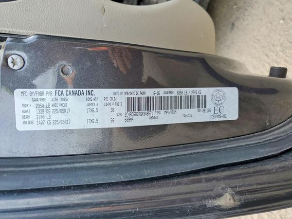 2016 DODGE CARAVAN SE