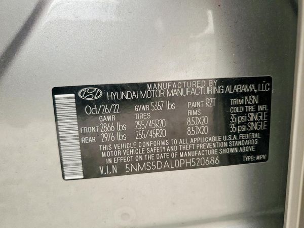 2023 HYUNDAI SANTA FE Calligraphy — VINS