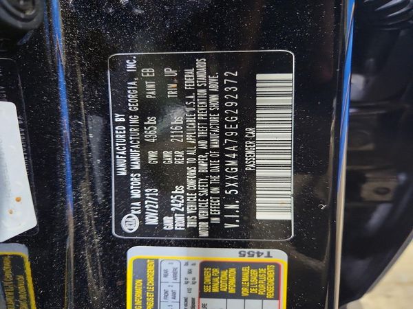 2014 KIA OPTIMA 2.4 LX STD/Conv