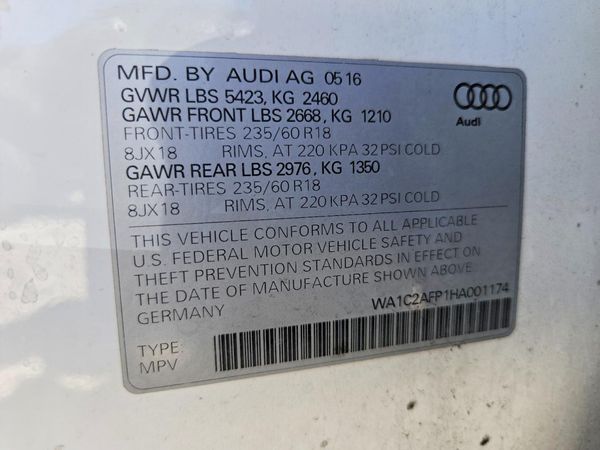 2017 AUDI Q5 quattro Premium