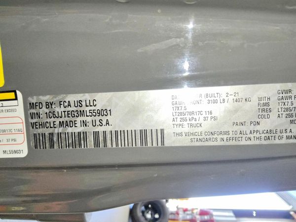 2021 JEEP GLADIATOR MOJAVE 4X4