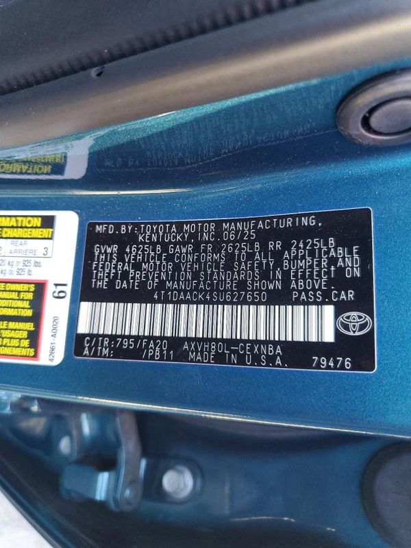2025 TOYOTA CAMRY
