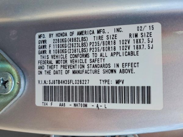 2015 ACURA RDX