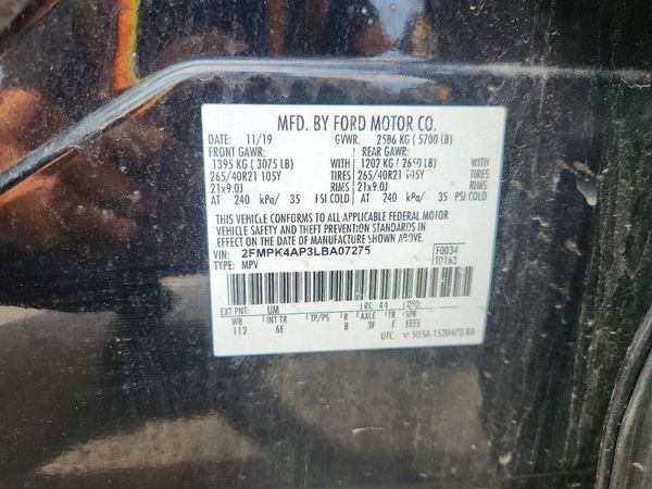 2020 FORD EDGE ST