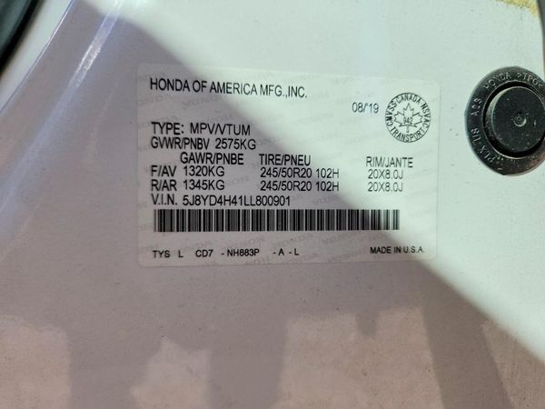 2020 ACURA MDX Tech