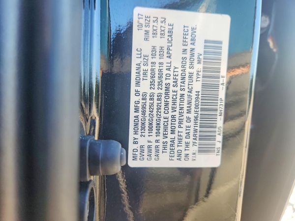 2018 HONDA CRV TOURING