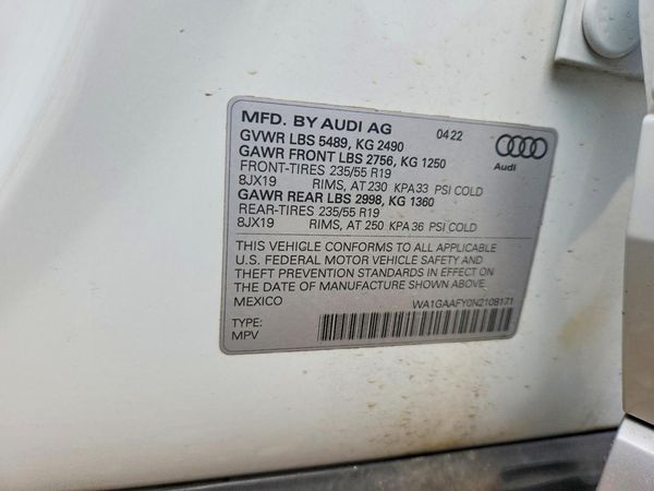 2022 AUDI Q5