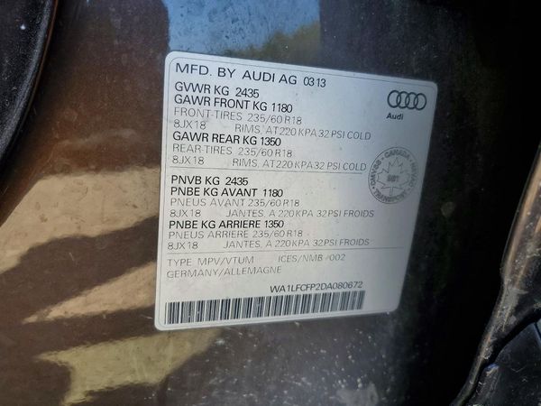 2013 AUDI Q5 Premium Plus