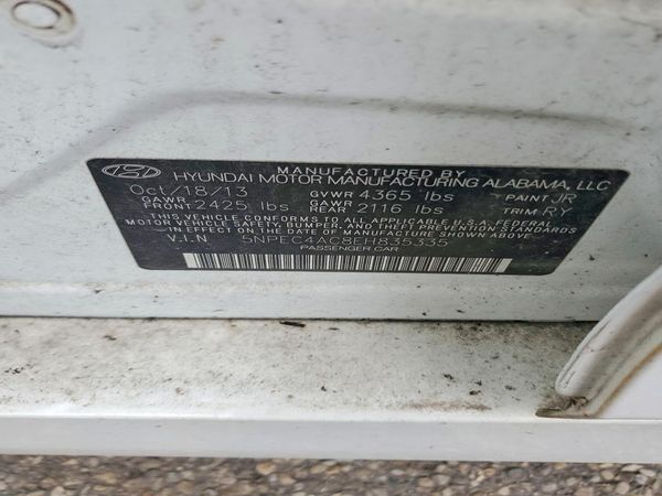 2014 HYUNDAI SONATA