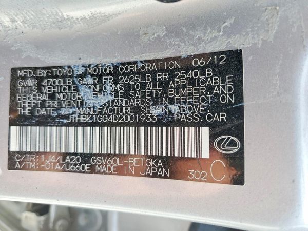 2013 LEXUS ES 350