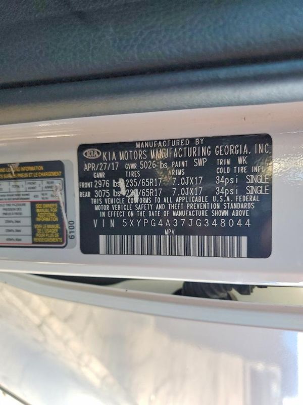 2018 KIA SORENTO L, LX