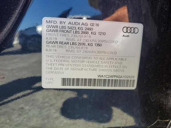 2016 AUDI Q5