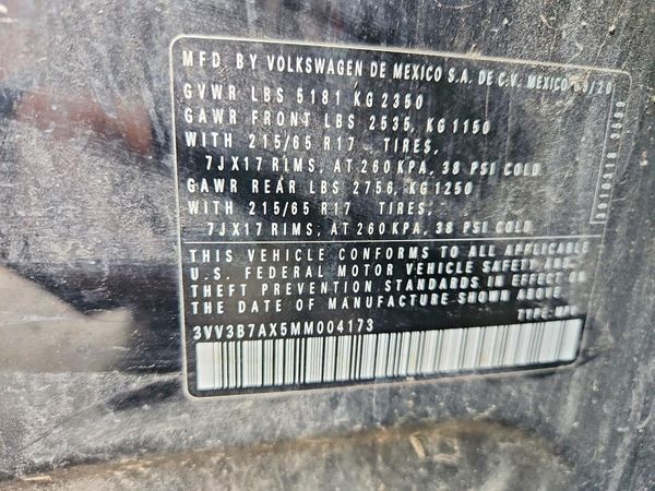 2021 VOLKSWAGEN TIGUAN SE, SE R-Line Black, SEL