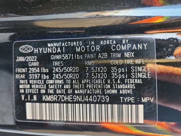 2022 HYUNDAI PALISADE