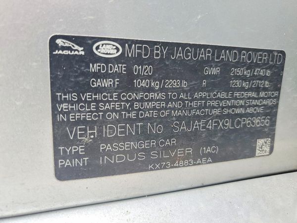2020 JAGUAR XE