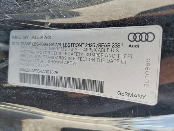 2017 AUDI A5 quattro Sport