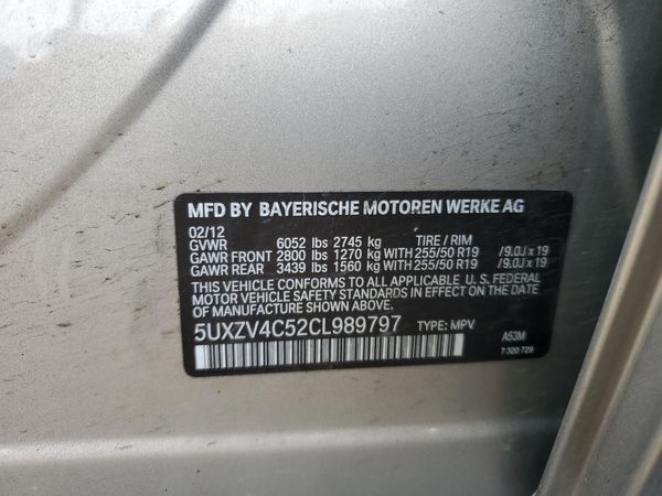2012 BMW X5
